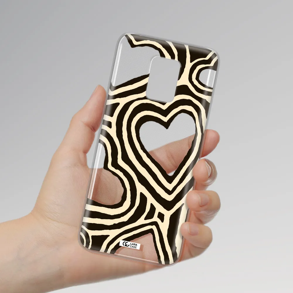 Cute Hearts Xiaomi Note 9S Clear TPU Case