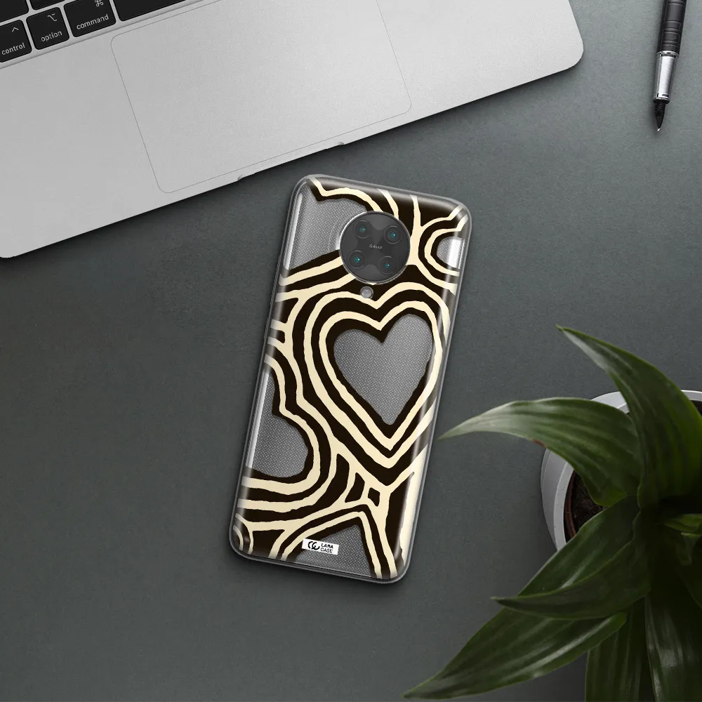 Cute Hearts Xiaomi Poco F2 Pro Clear TPU Case