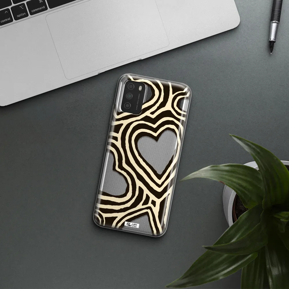 Cute Hearts Xiaomi Poco M3 Clear TPU Case
