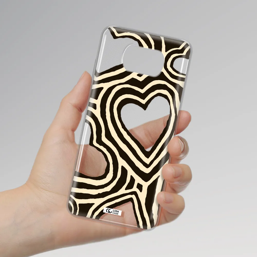 Cute Hearts Xiaomi Poco X3 Clear TPU Case