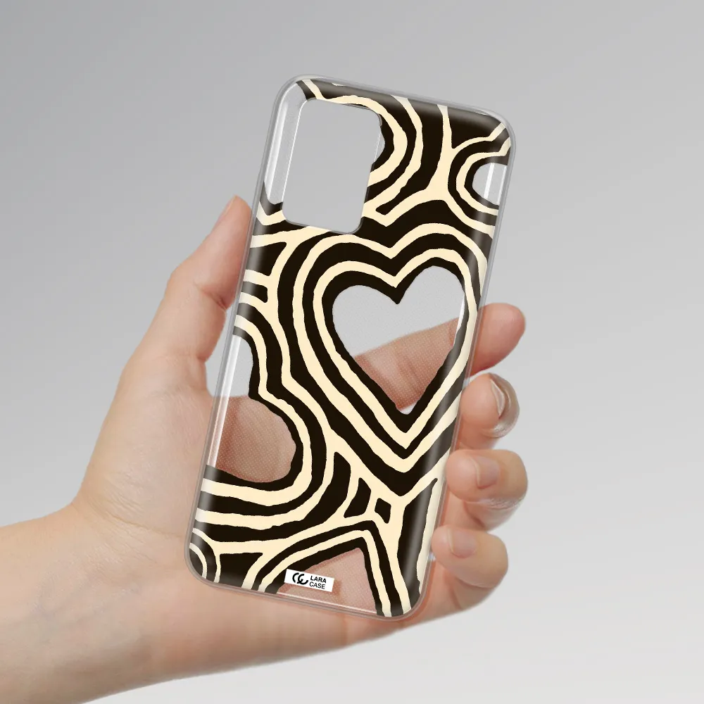 Cute Hearts Xiaomi Redmi 10 Clear TPU Case