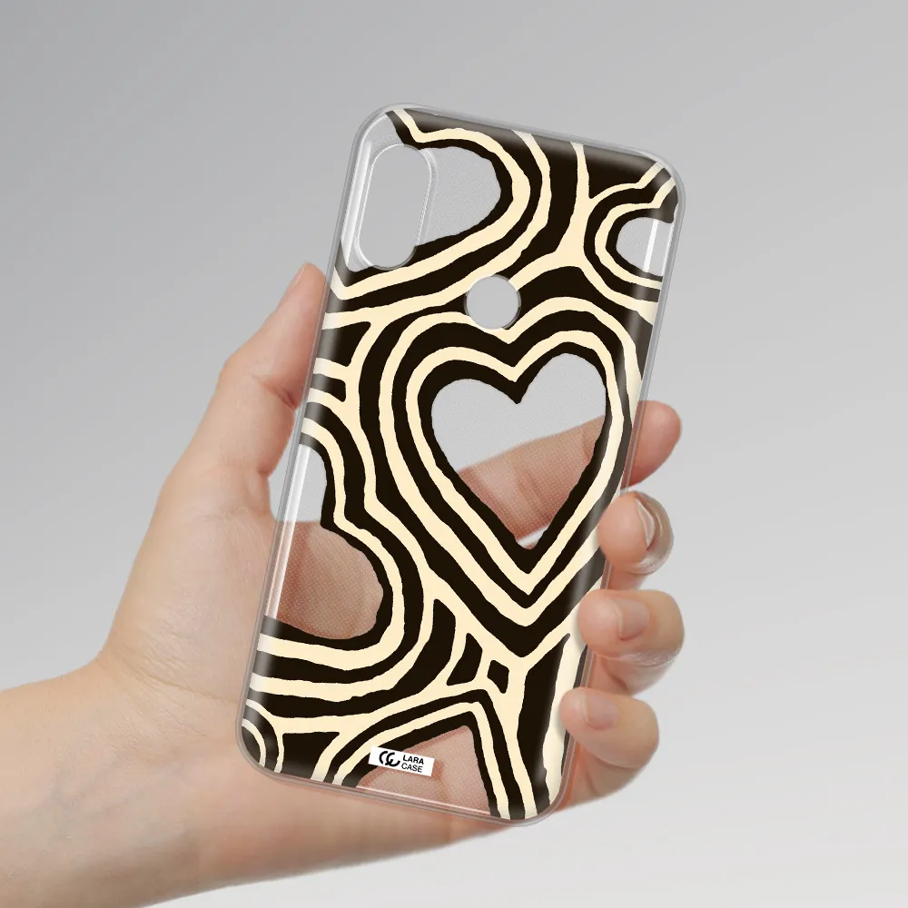 Cute Hearts Xiaomi Redmi 6 Pro Clear TPU Case