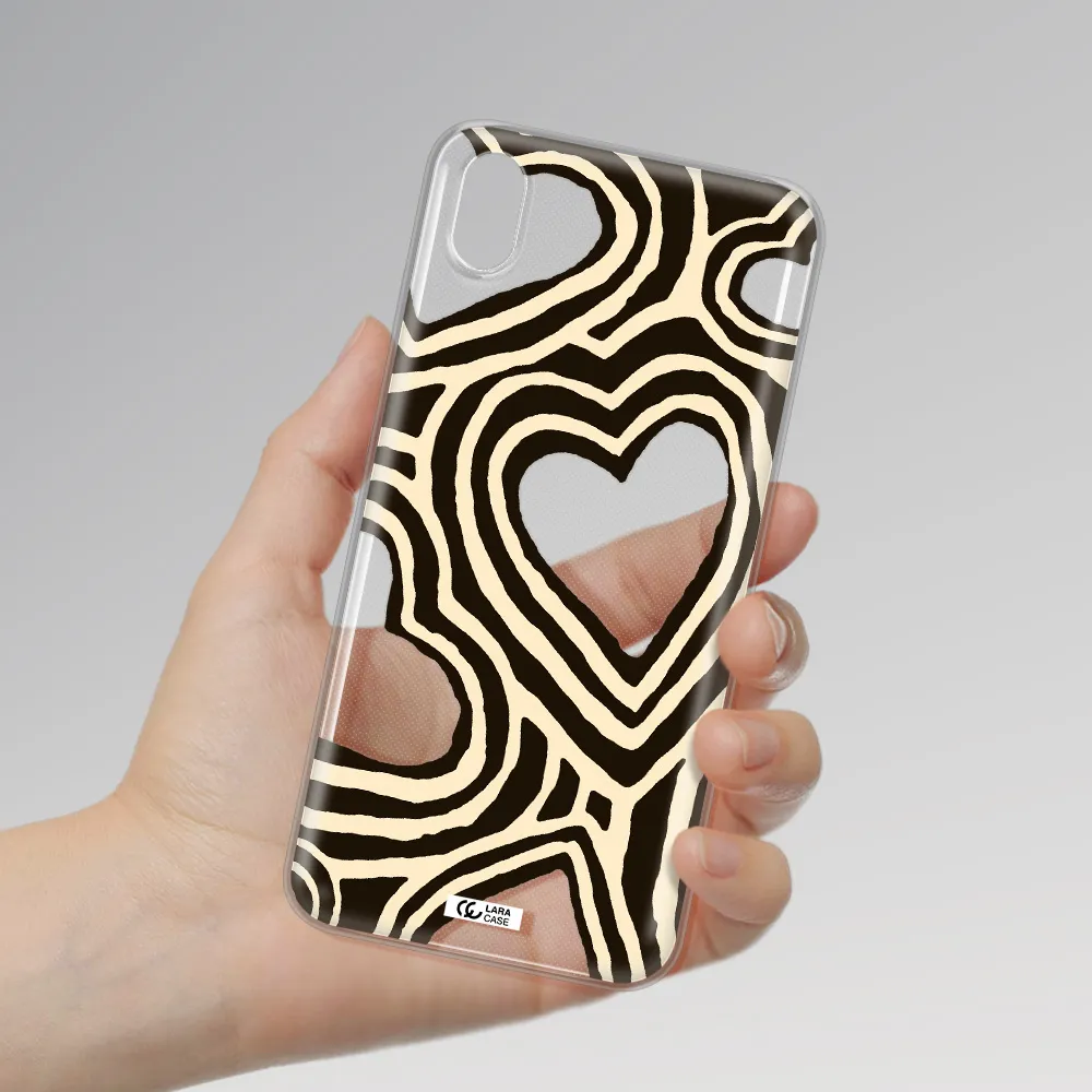 Cute Hearts Xiaomi Redmi 7A Clear TPU Case