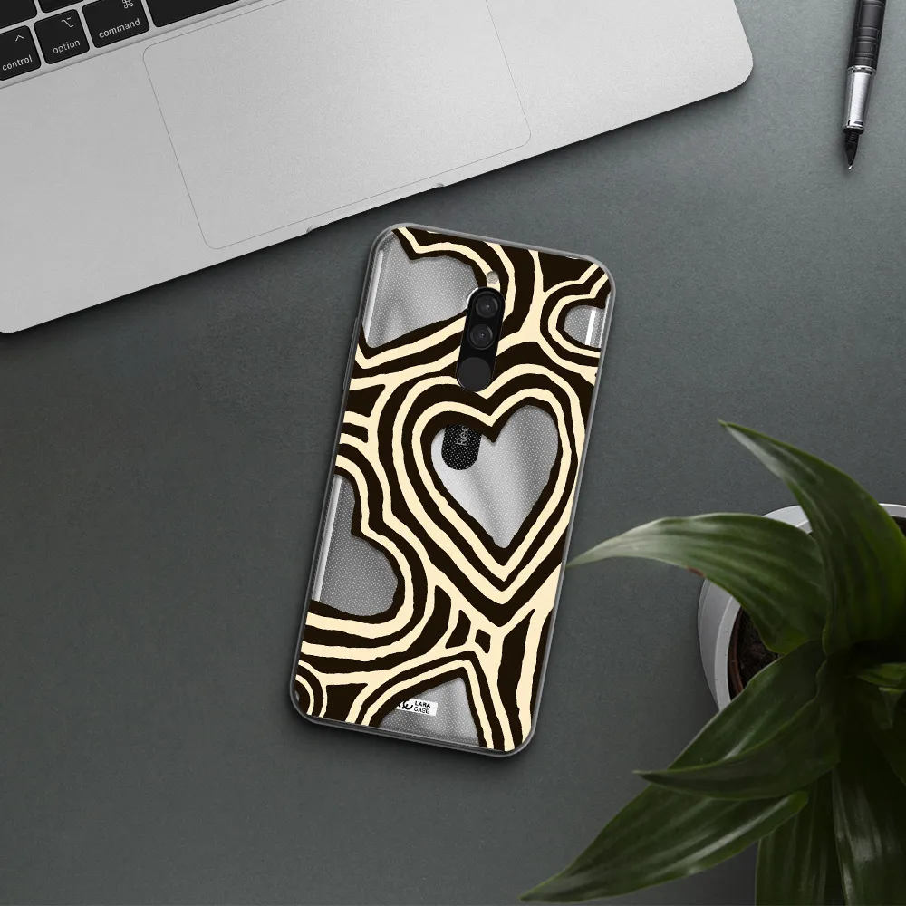 Cute Hearts Xiaomi Redmi 8 Clear Tpu Case
