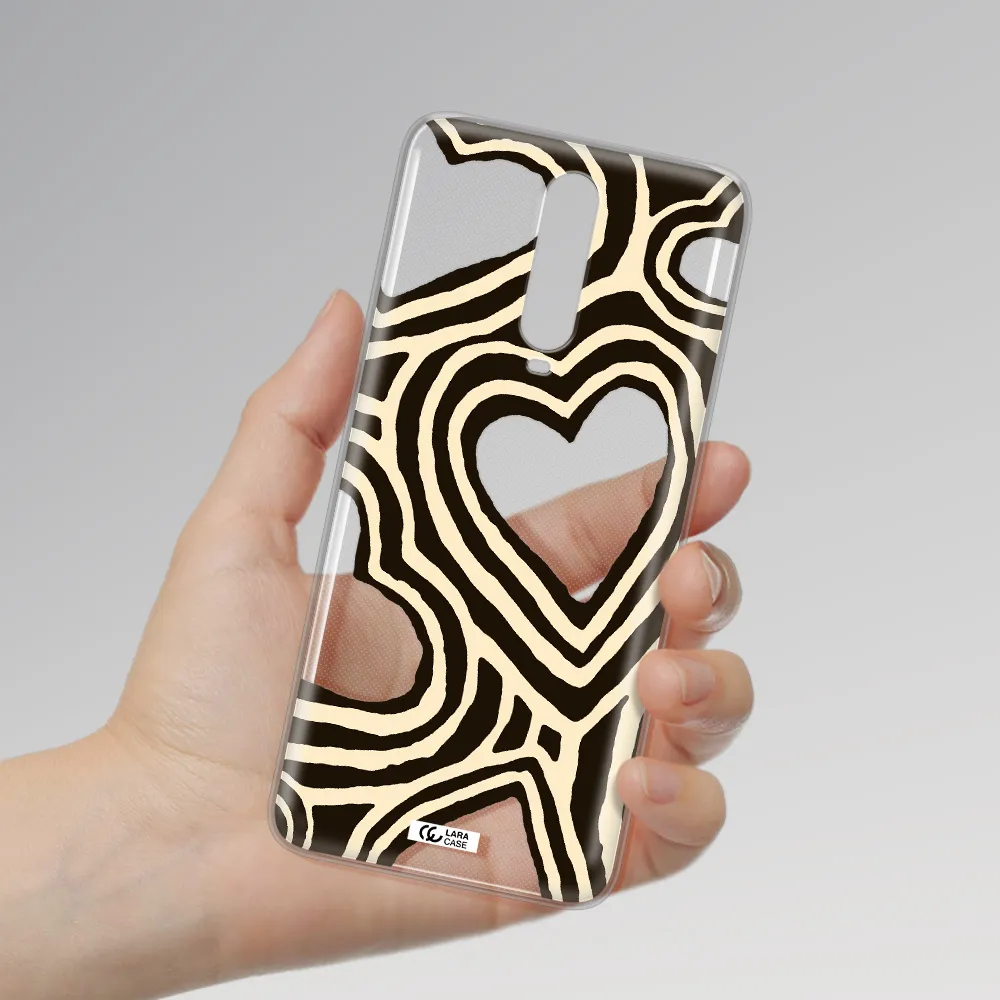Cute Hearts Xiaomi Redmi K30 Clear TPU Case