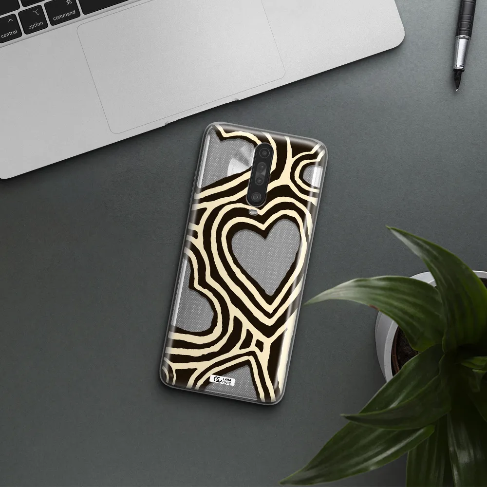 Cute Hearts Xiaomi Redmi K30 Clear TPU Case