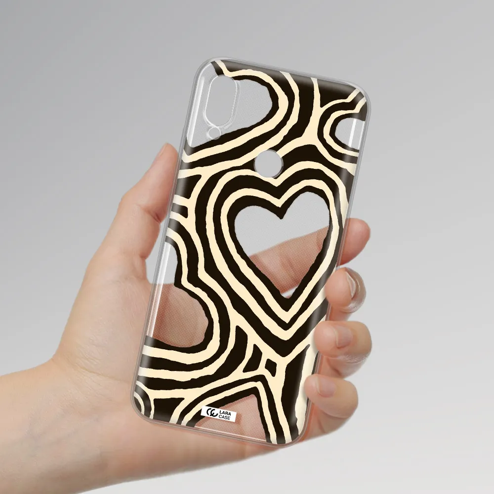 Cute Hearts Xiaomi Redmi Note 7 Clear TPU Case