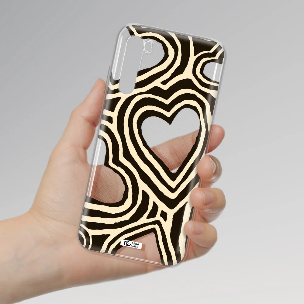 Cute Hearts Xiaomi Redmi Note 8T Clear Tpu Case