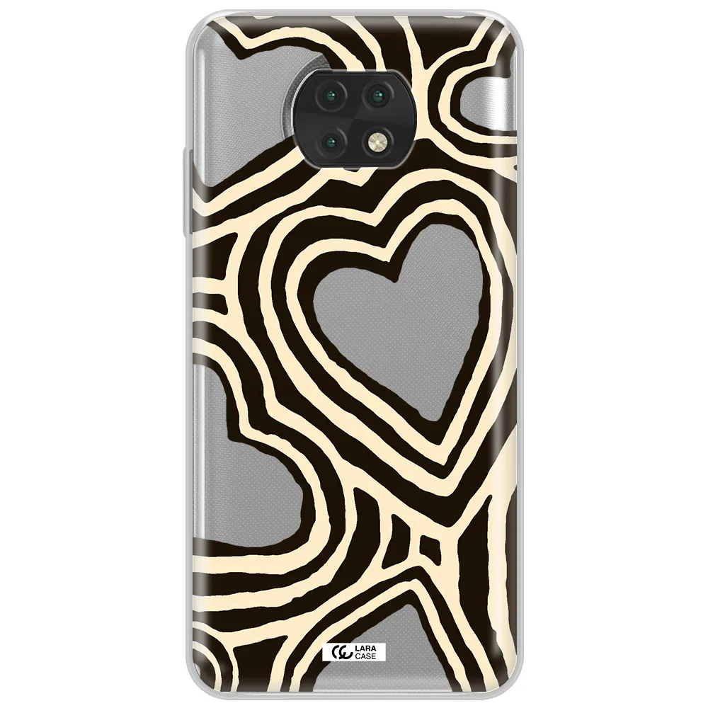 Cute Hearts Xiaomi Redmi Note 9T Clear Tpu Case