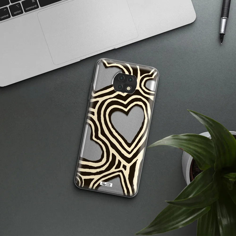 Cute Hearts Xiaomi Redmi Note 9T Clear Tpu Case