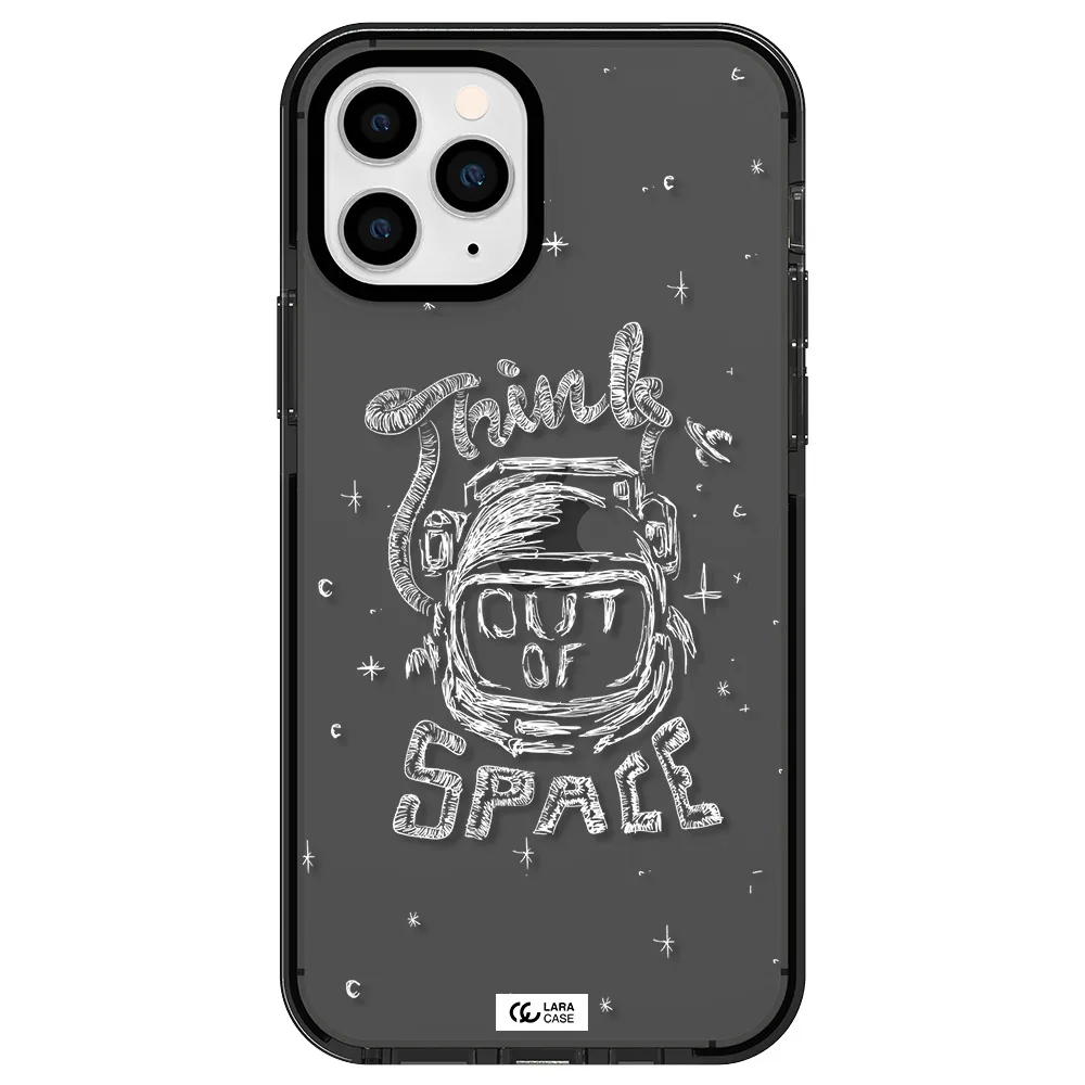 Think Out Of Space Apple iPhone 11 pro impact Smoke Black Case