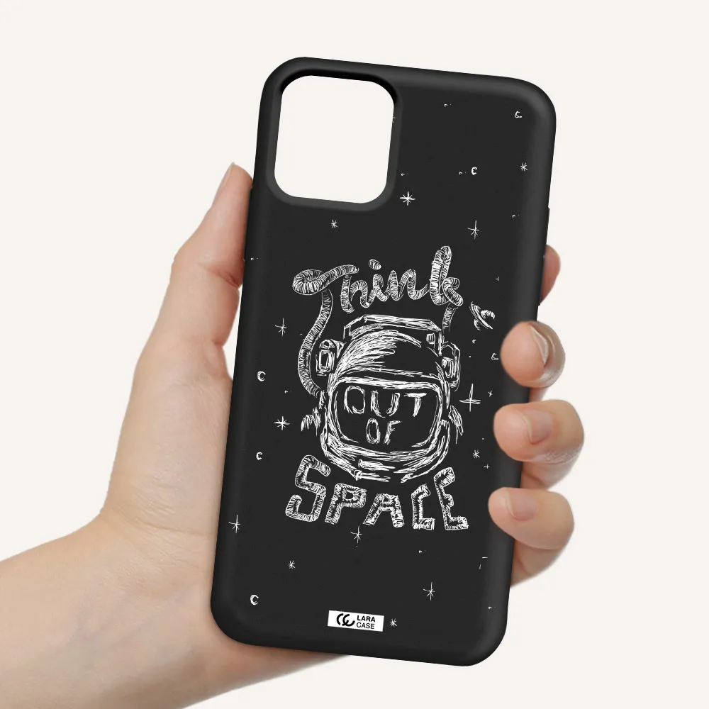 Think Out Of Space Apple iPhone 11 pro Silicone black Case