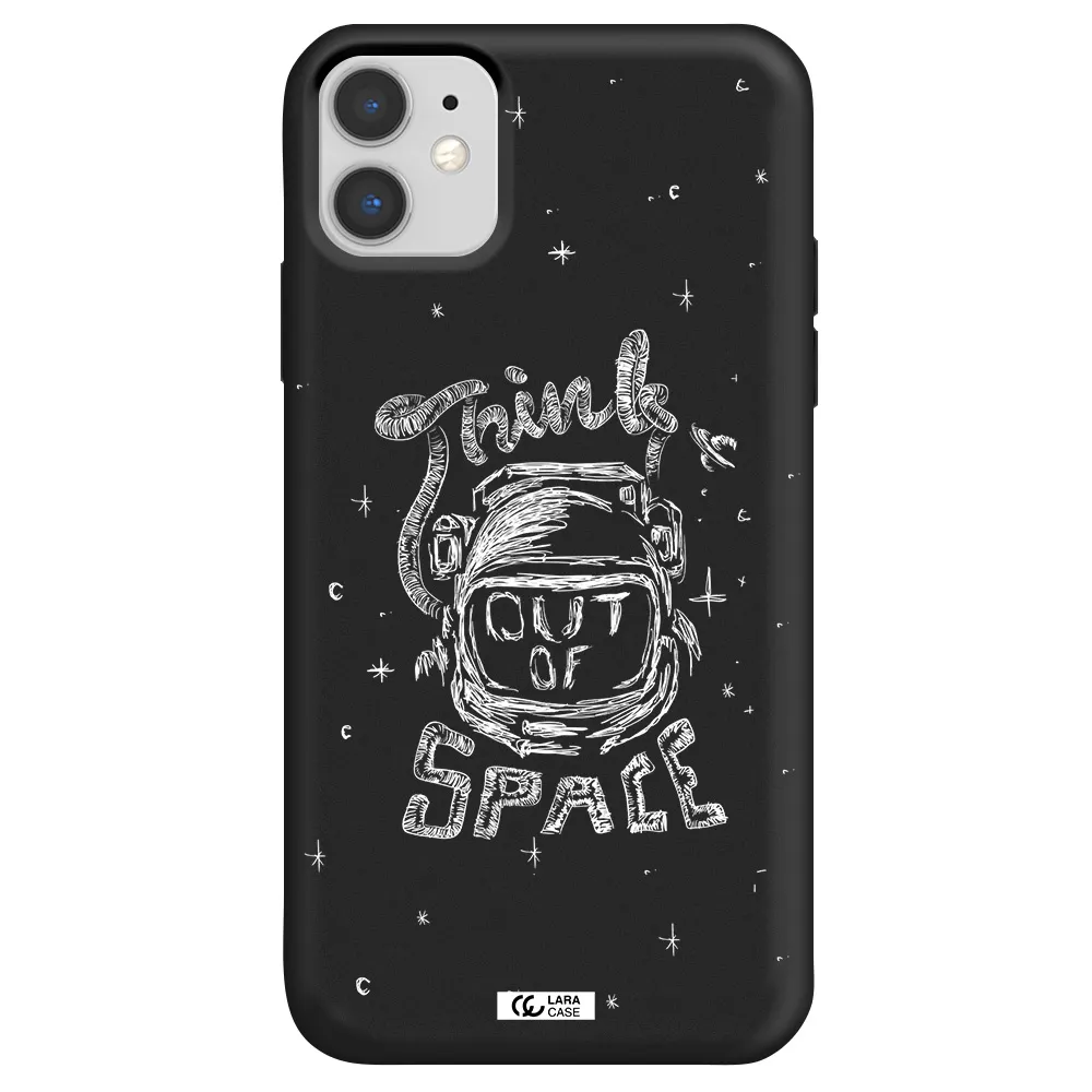 Think Out Of Space Apple iPhone 11 Silicone black Case