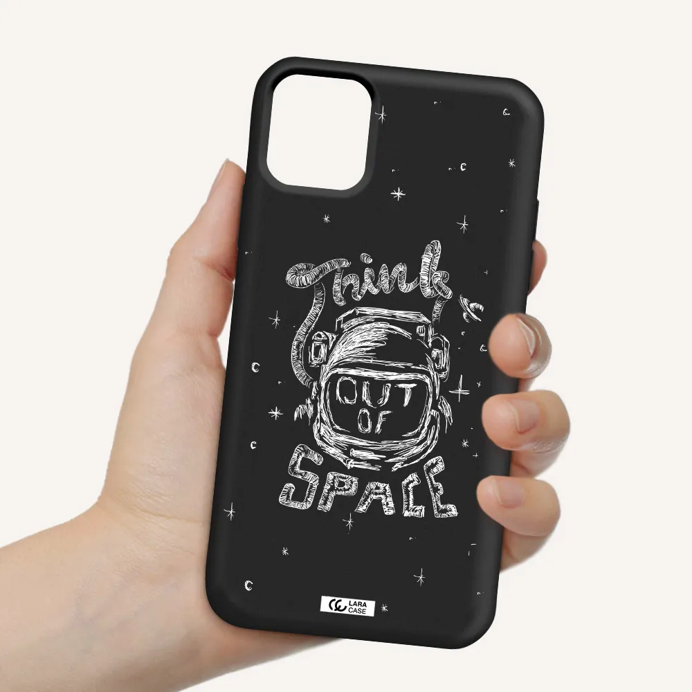 Think Out Of Space Apple iPhone 11 Silicone black Case