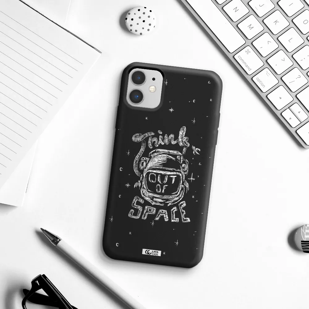 Think Out Of Space Apple iPhone 11 Silicone black Case
