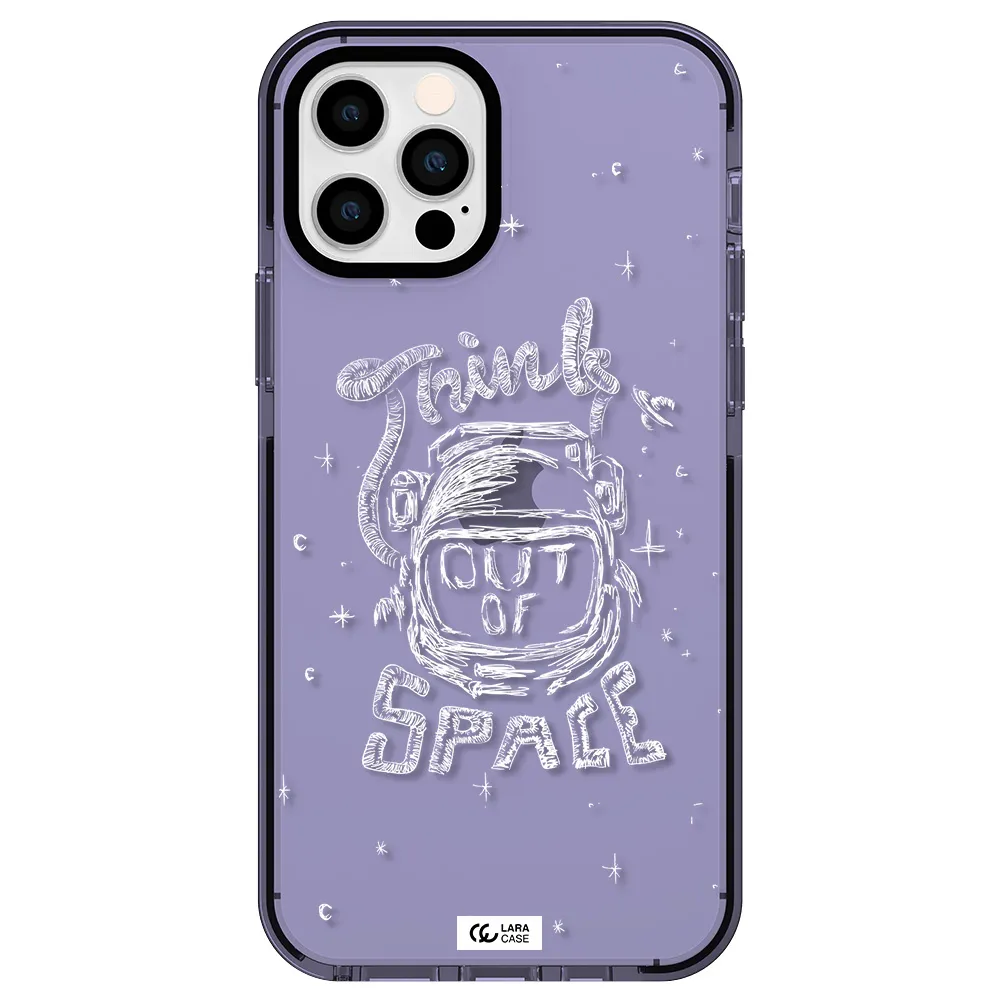 Think Out Of Space Apple iPhone 12 pro impact Lilac Case