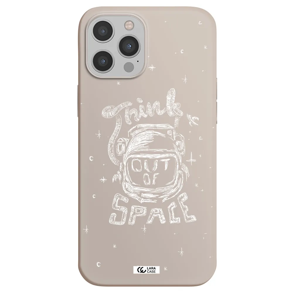 Think Out Of Space Apple iPhone 12 pro max Silicone Stone Case