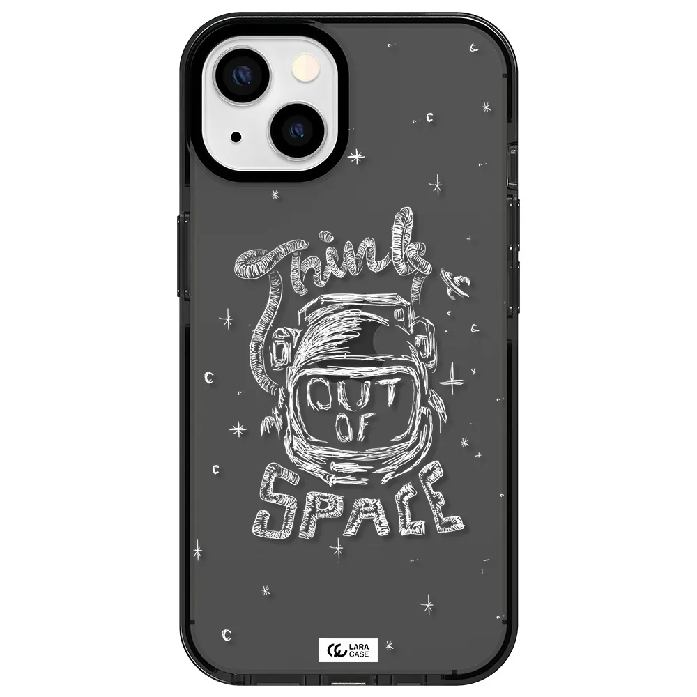 Think Out Of Space Apple iPhone 13 impact Smoke Black Case