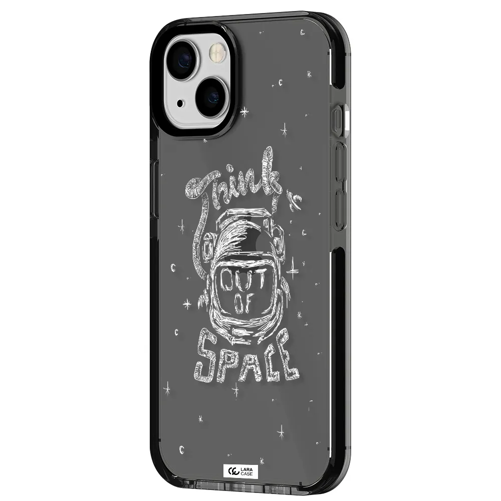 Think Out Of Space Apple iPhone 13 impact Smoke Black Case