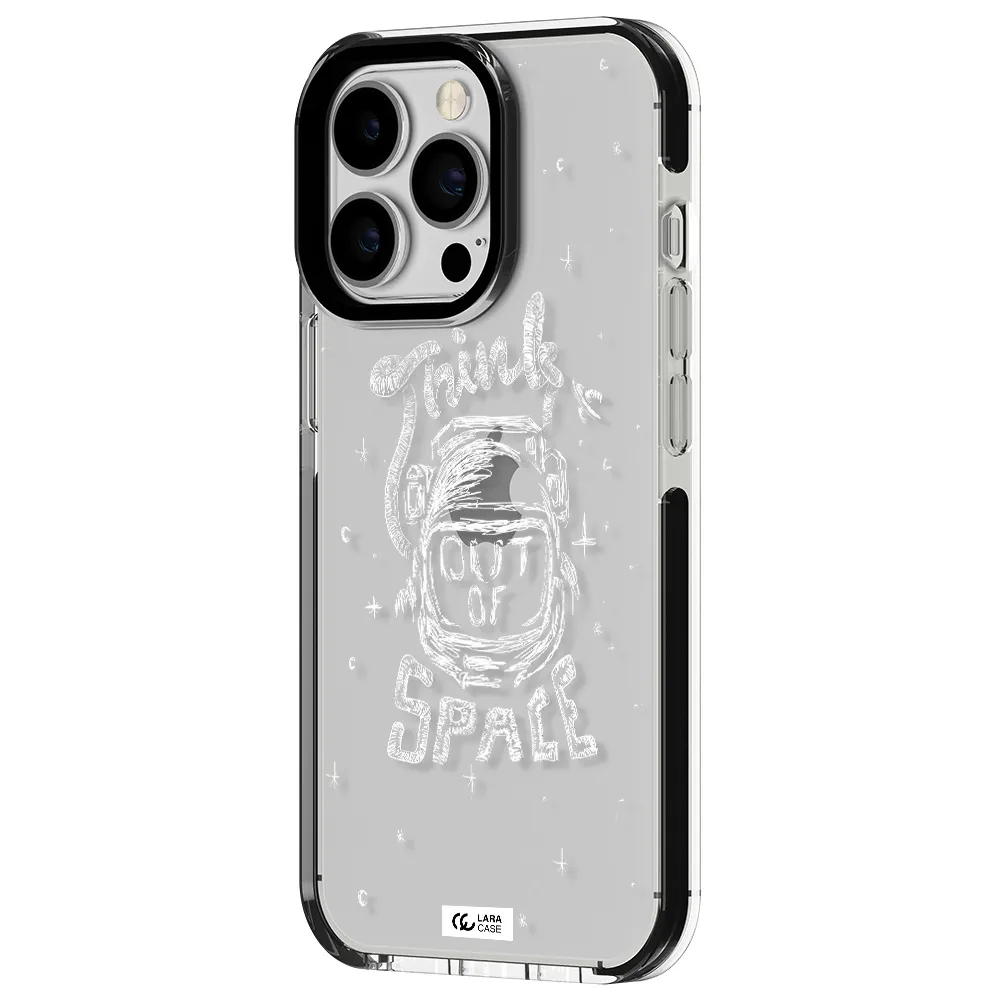 Think Out Of Space Apple iPhone 13 Pro impact black border Case