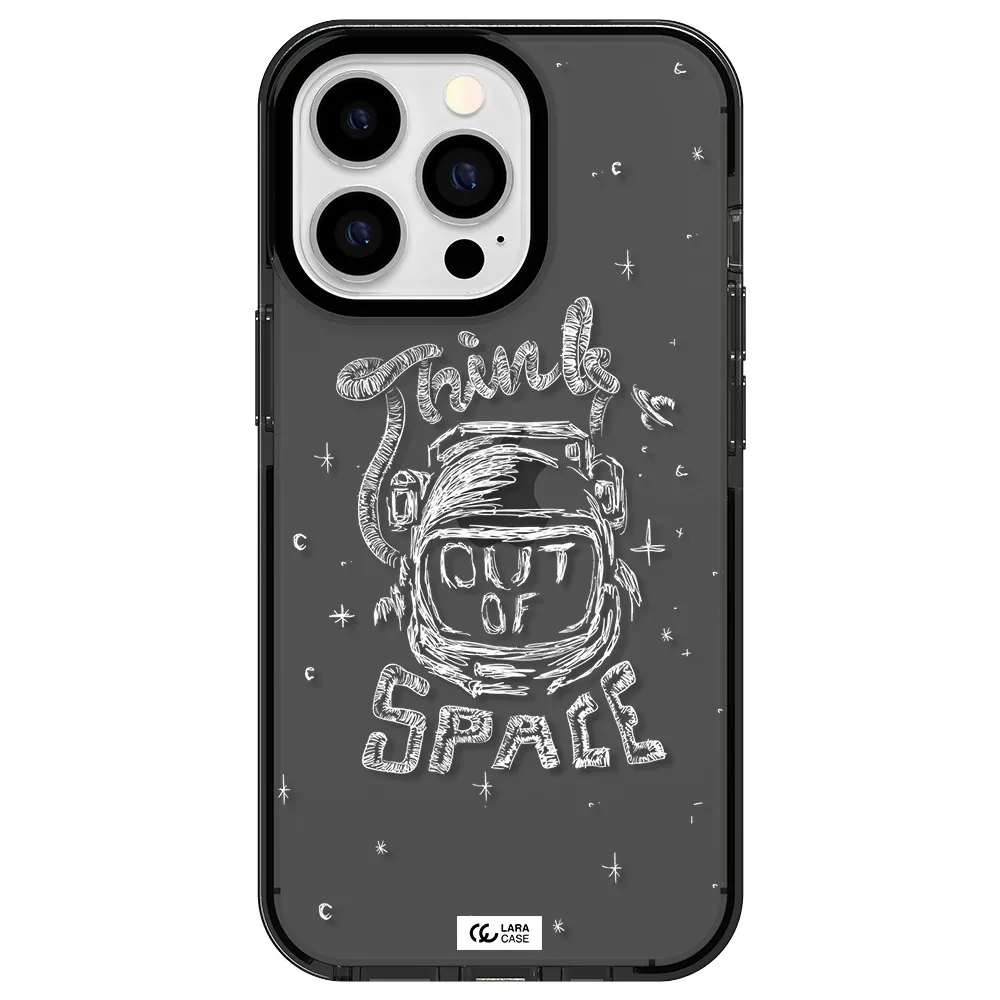 Think Out Of Space Apple iPhone 13 Pro impact Smoke Black Case