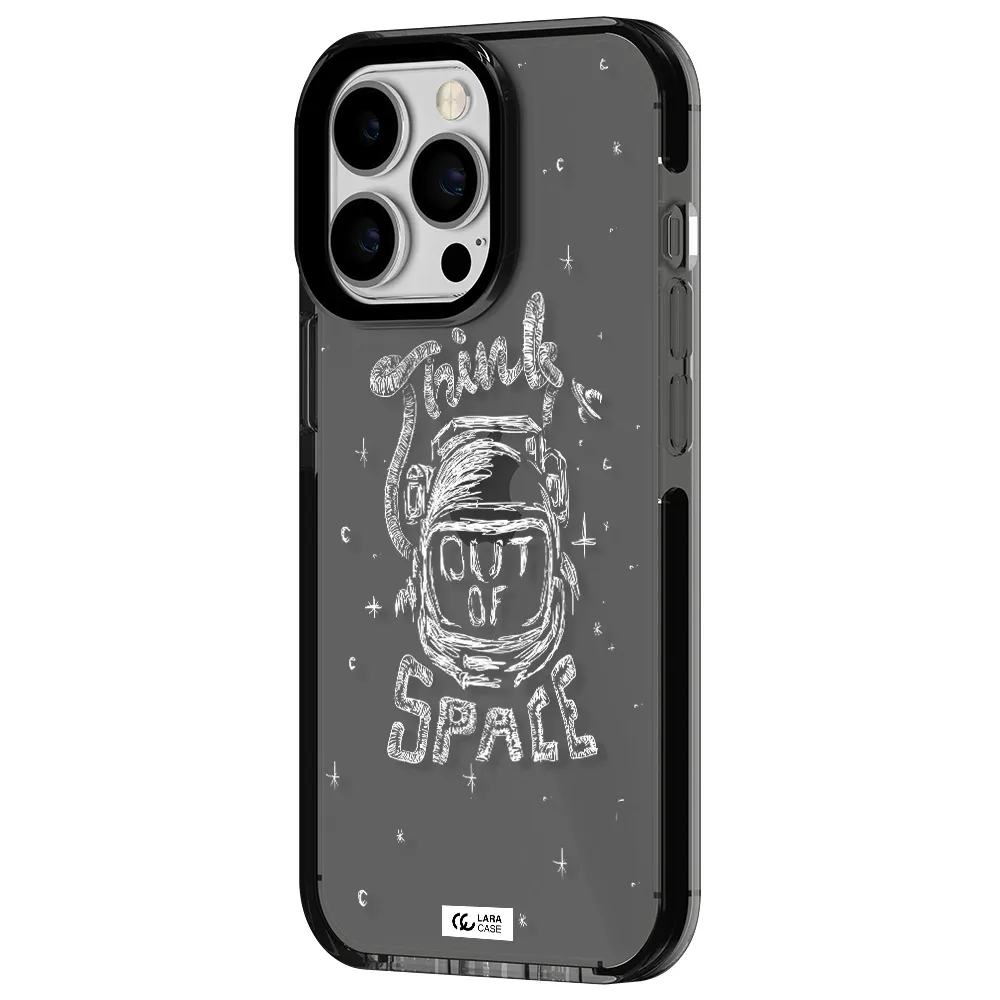 Think Out Of Space Apple iPhone 13 Pro impact Smoke Black Case