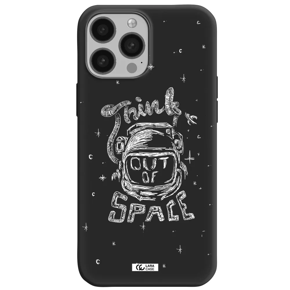 Think Out Of Space Apple iPhone 13 Pro Max Silicone black Case