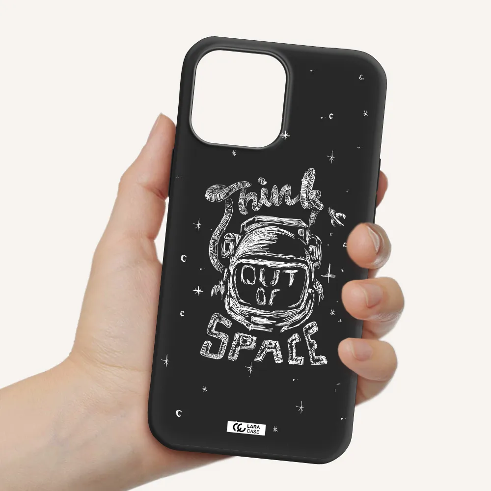 Think Out Of Space Apple iPhone 13 Pro Silicone black Case