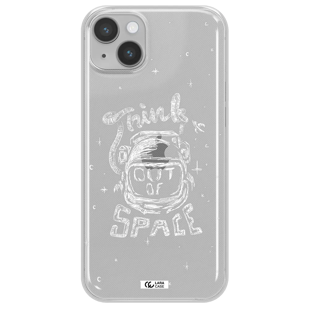 Think Out Of Space Apple iPhone 14 Clear TPU Case