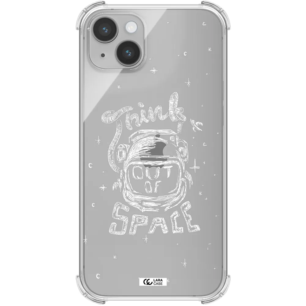 Think Out Of Space Apple iPhone 14 plus Clear PC Case