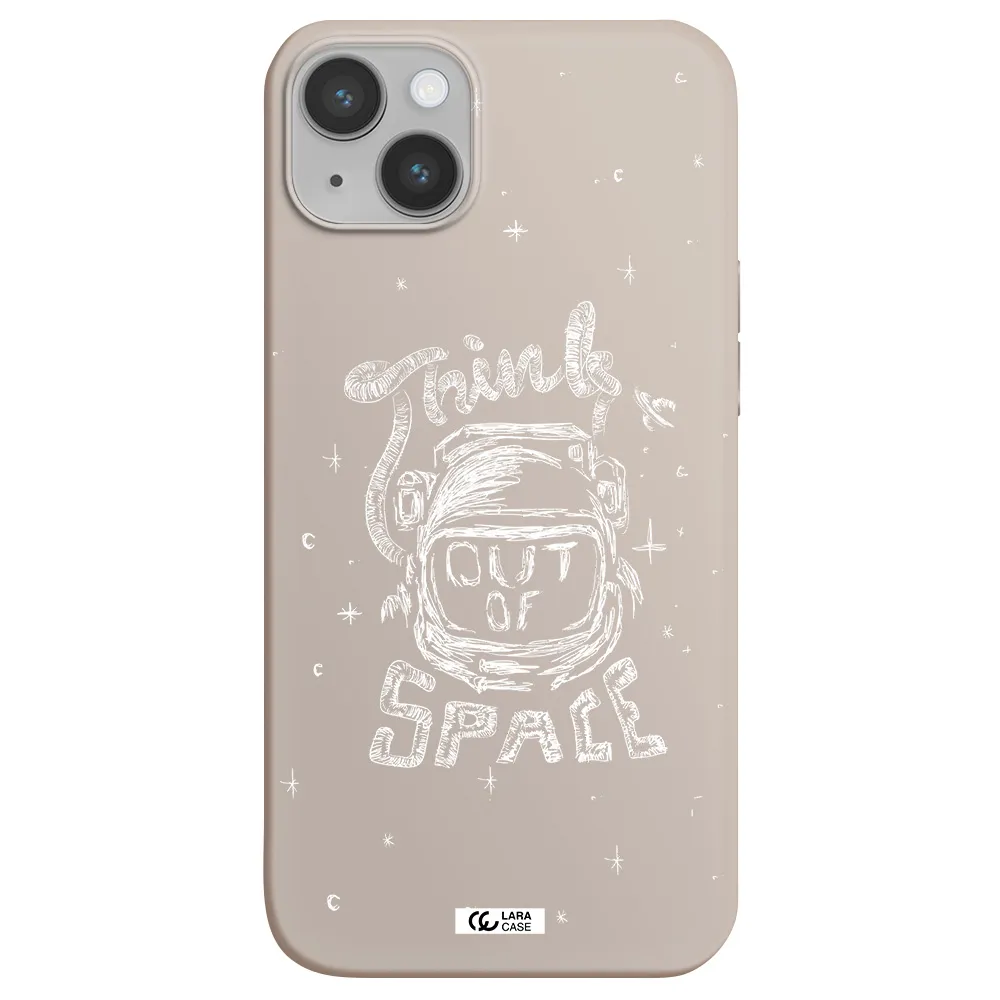 Think Out Of Space Apple iPhone 14 plus Silicone Stone Case