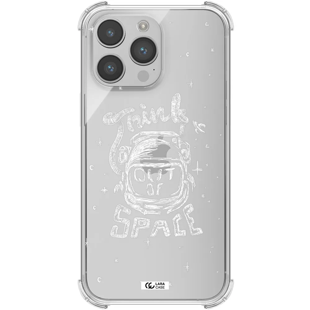 Think Out Of Space Apple iPhone 14 pro Clear PC Case