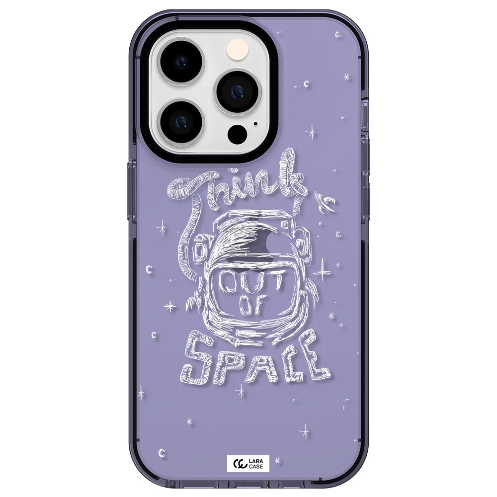 Think Out Of Space Apple iPhone 14 pro impact Lilac Case