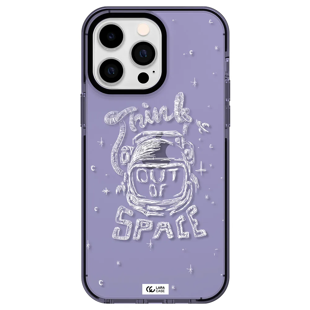Think Out Of Space Apple iPhone 14 pro max impact Lilac Case