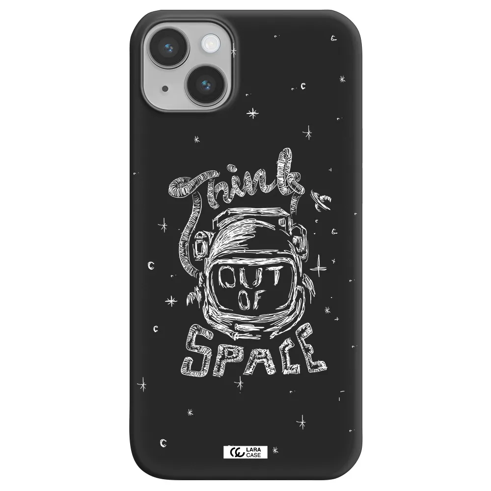 Think Out Of Space Apple iPhone 14 Silicone black Case