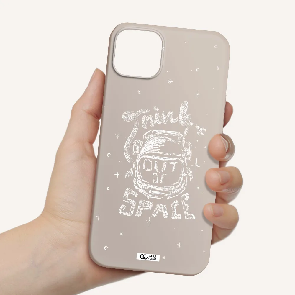 Think Out Of Space Apple iPhone 14 Silicone Stone Case