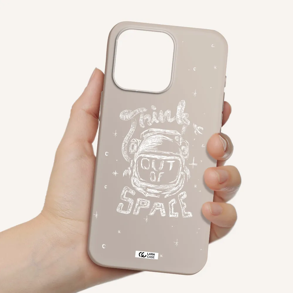 Think Out Of Space Apple Iphone 15 Pro max Silicone Stone Case