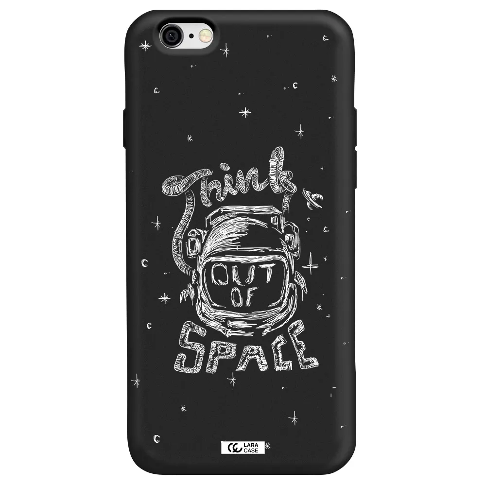 Think Out Of Space Apple iPhone 6 Silicone black Case