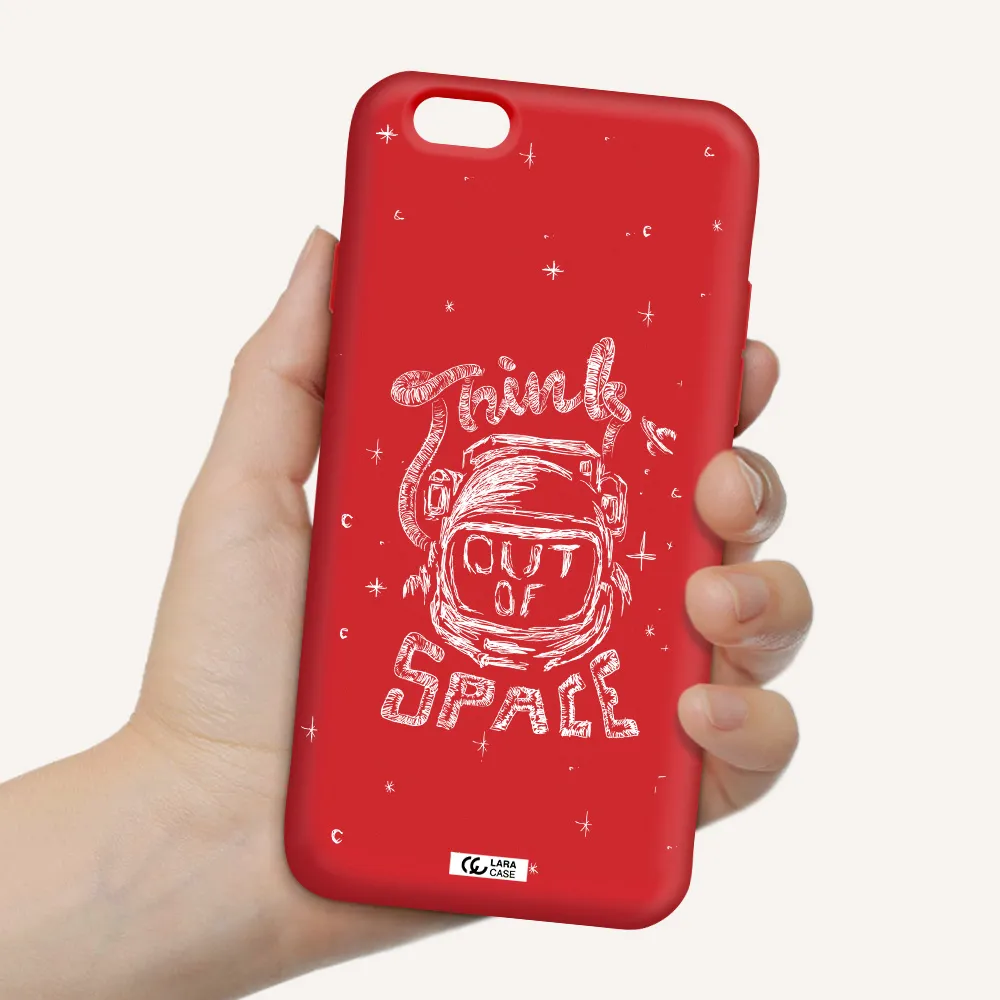 Think Out Of Space Apple iPhone 6 Silicone Imperial Red Case