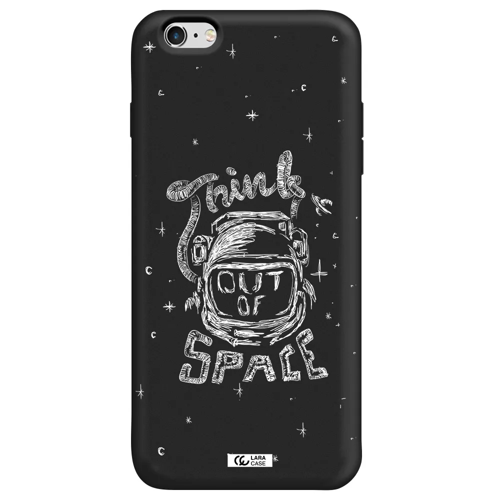 Think Out Of Space Apple iPhone 6S Silicone black Case