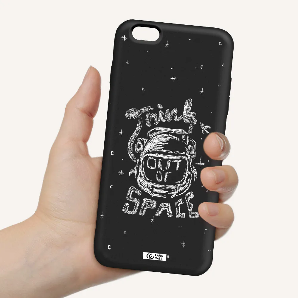 Think Out Of Space Apple iPhone 6S Silicone black Case