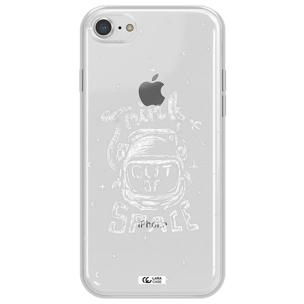 Think Out Of Space Apple iPhone 8 Clear TPU Case