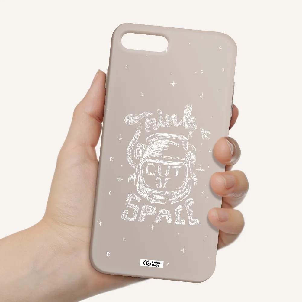 Think Out Of Space Apple iPhone 8 plus Silicone Stone Case