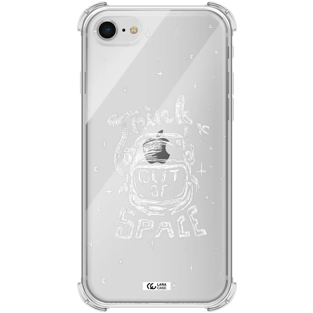 Think Out Of Space Apple iPhone se 2020 Clear PC Case
