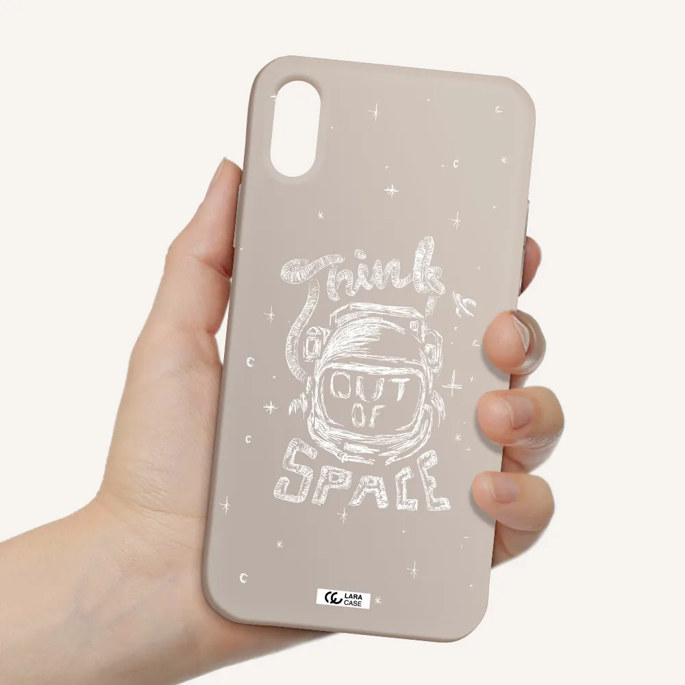 Think Out Of Space Apple iPhone X Silicone Stone Case