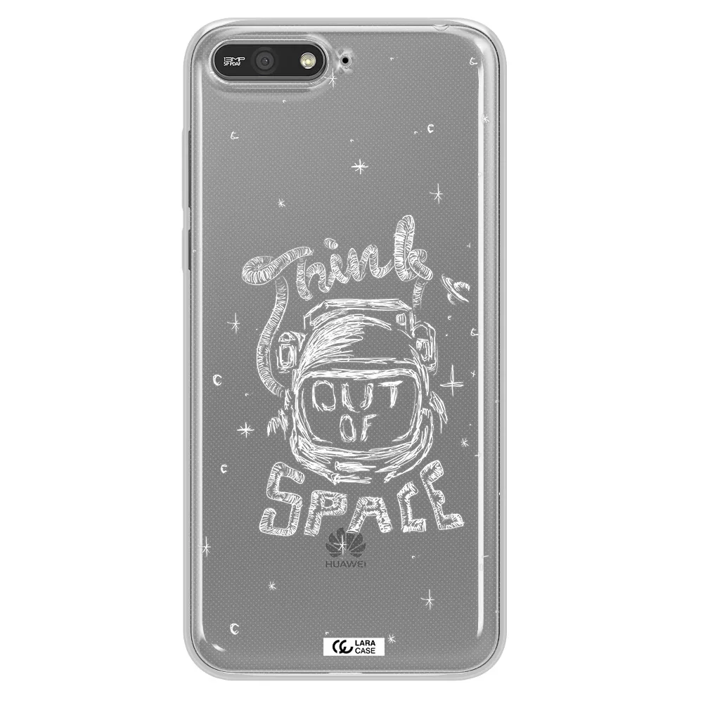 Think Out Of Space Huawei Y6 2018 Clear TPU Case
