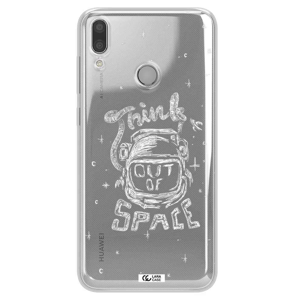 Think Out Of Space Huawei Y7 2019 Clear TPU Case