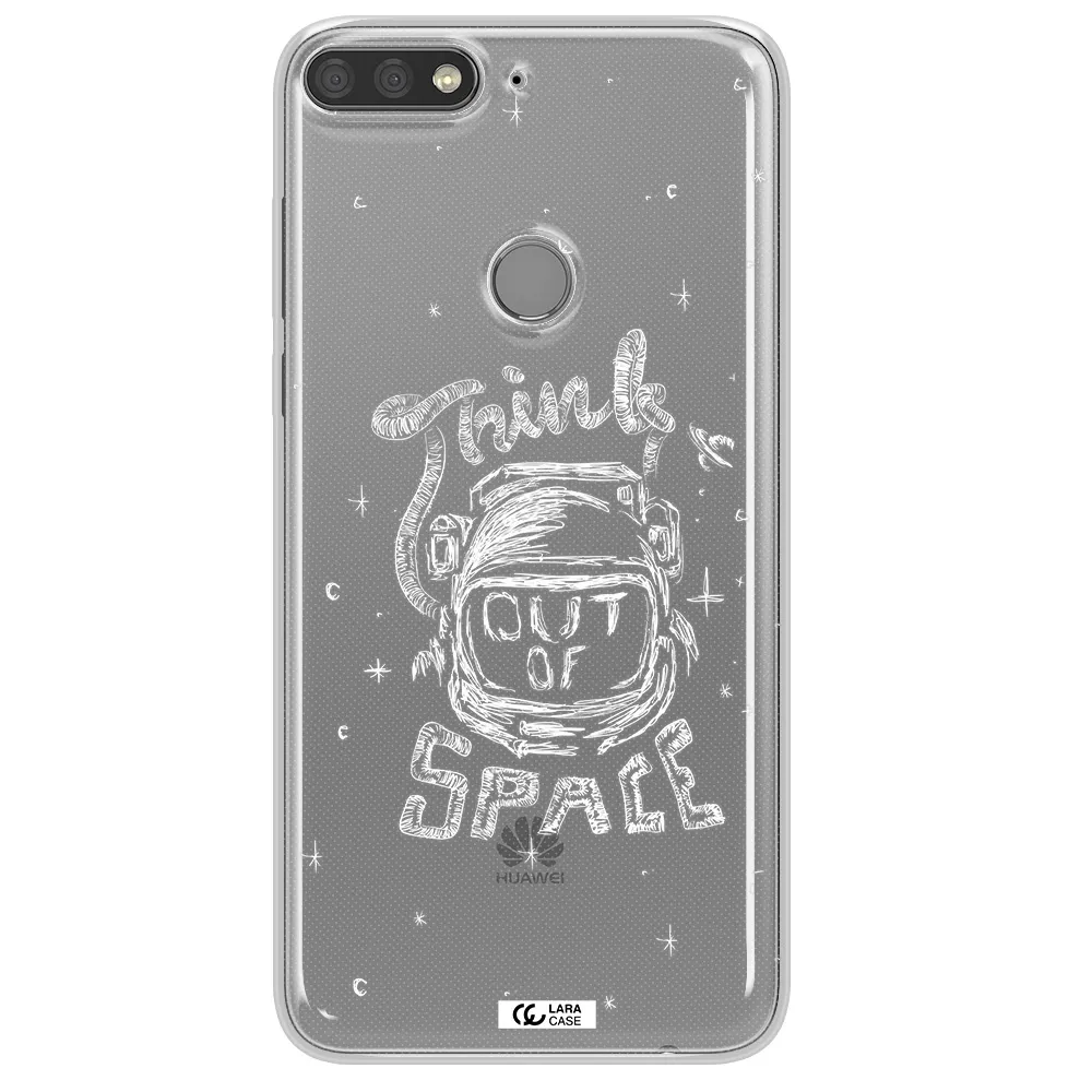 Think Out Of Space Huawei Y7 Prime 2018 Clear TPU Case