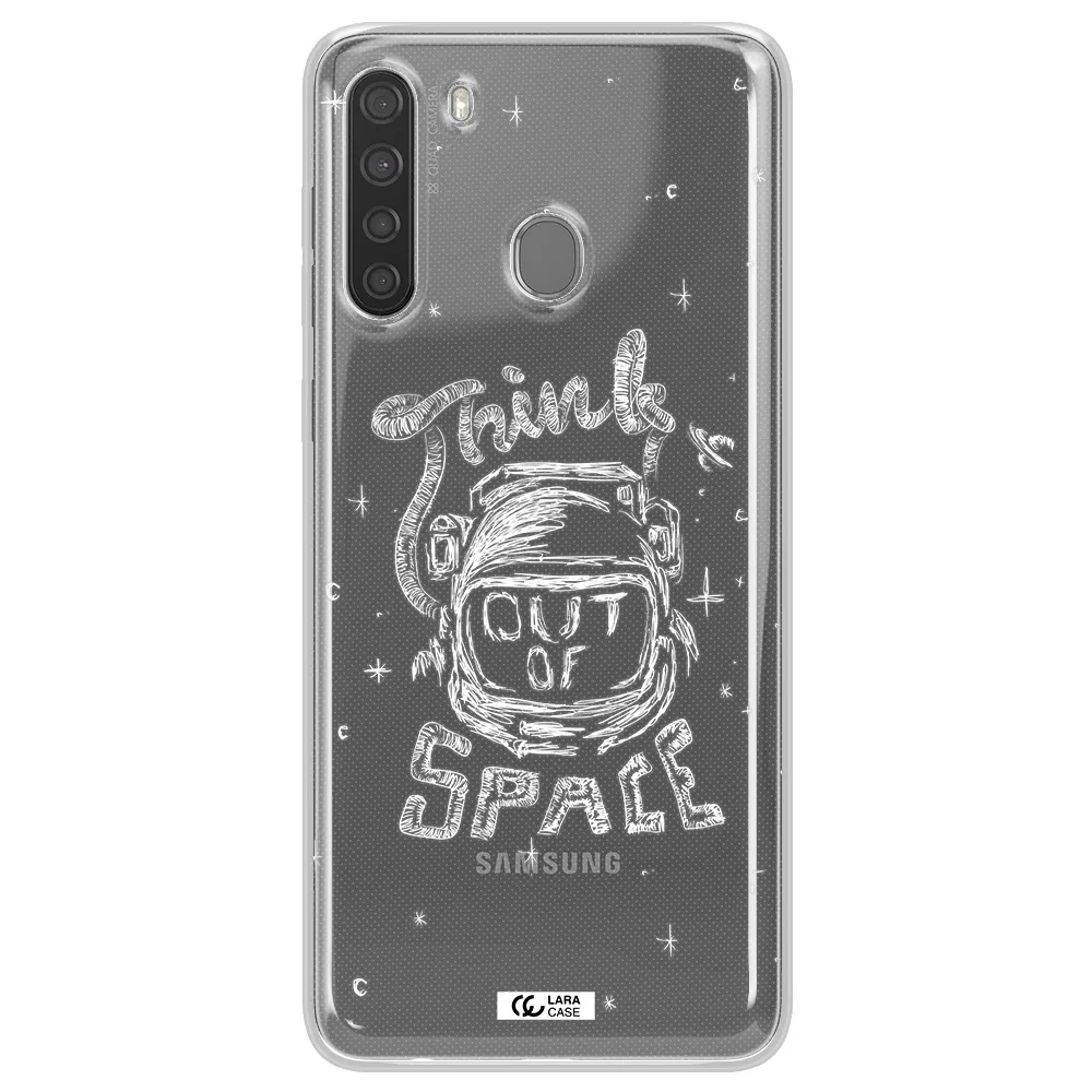 Think Out Of Space Samsung A21 Clear TPU Case
