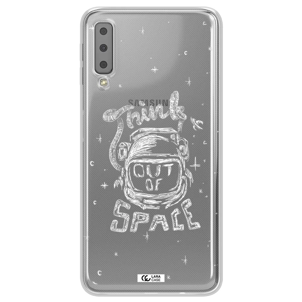 Think Out Of Space Samsung A7 2018 Clear TPU Case